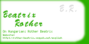 beatrix rother business card